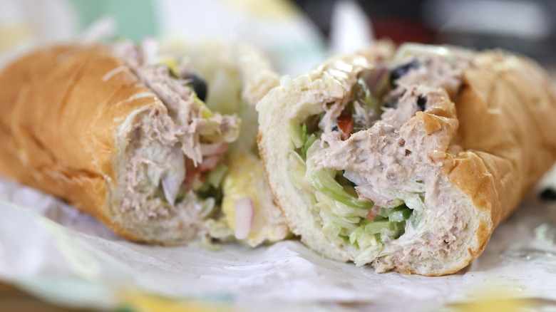 Subway tuna sandwich 