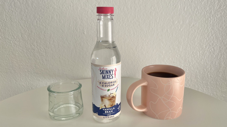 Jordan's Skinny Mixes vanilla syrup bottle