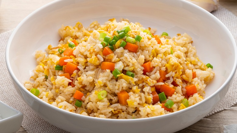 bowl of traditional fried rice