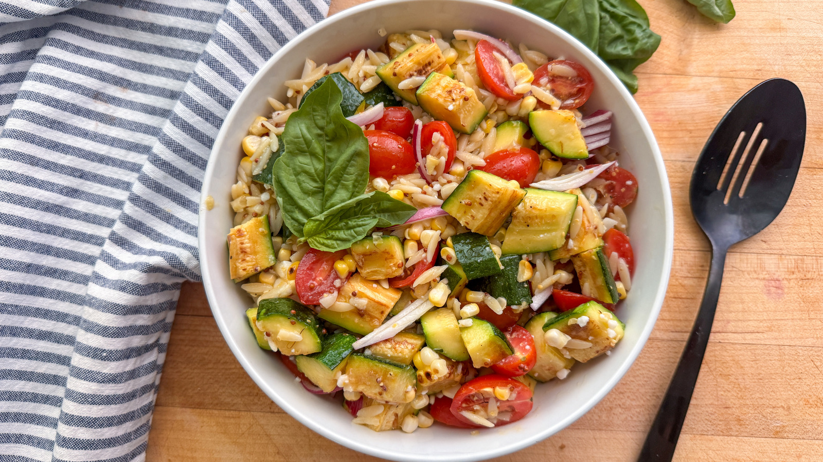 Summer Orzo Pasta Salad Recipe