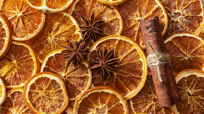 citrus and herbs for a simmer pot