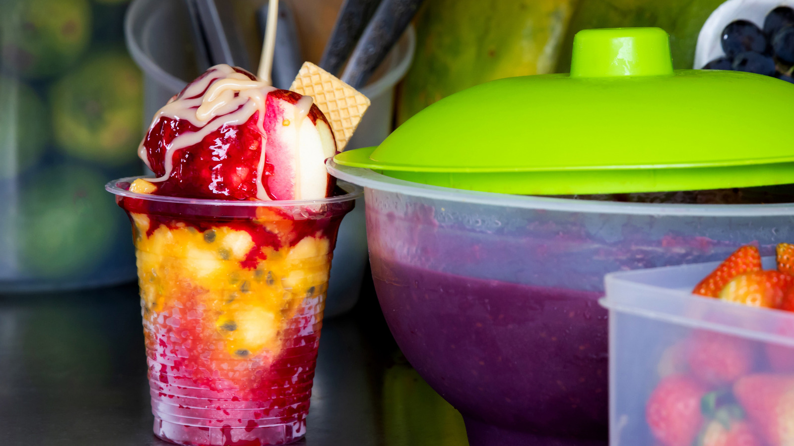 Ditch Your Other Summer Snacks For A Cool Shaved Ice Topped With Sweetened Condensed Milk