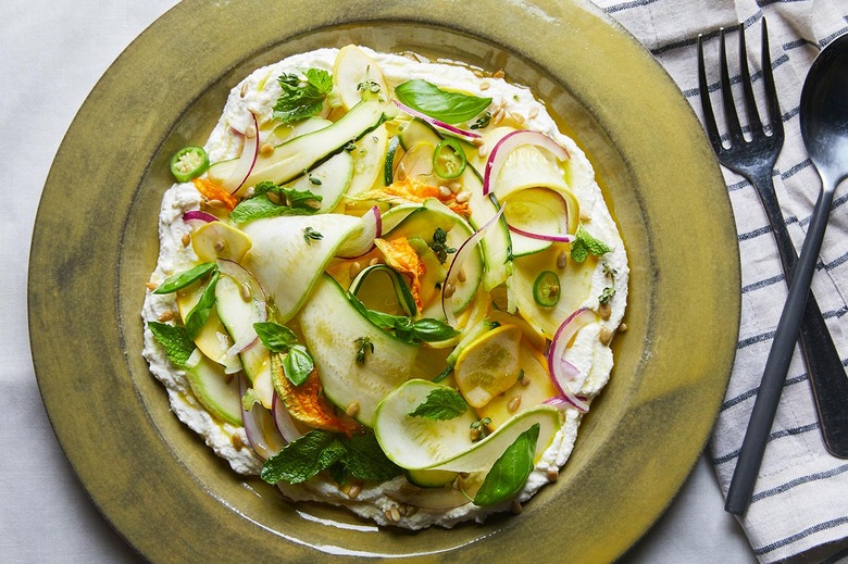 Shaved Summer Squash Salad Recipe