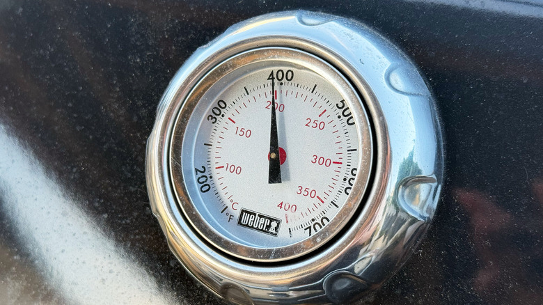preheating the grill to 400 degrees