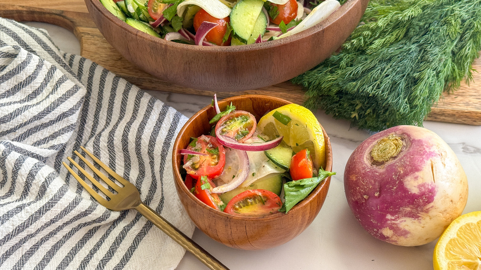Summer Turnip Salad With LemonHerb Dressing Recipe
