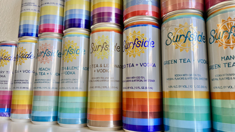Close up of Surfside flavors.