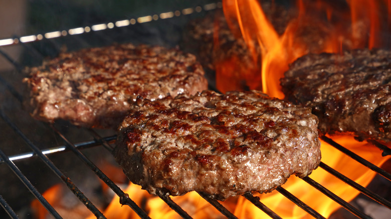 Grilled burgers