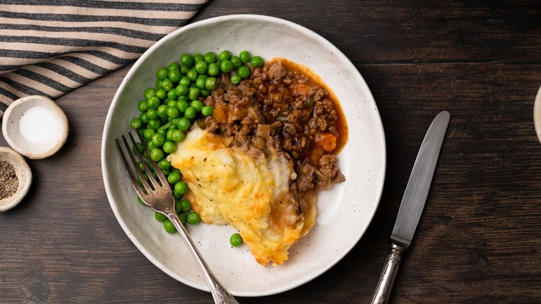 plated cottage pie