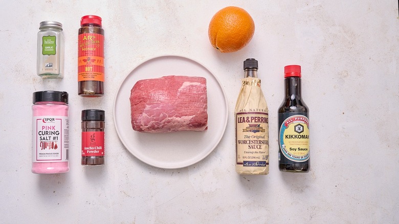 ingredients on a table