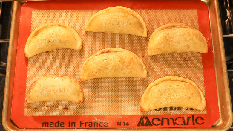 baked empanadas in the oven