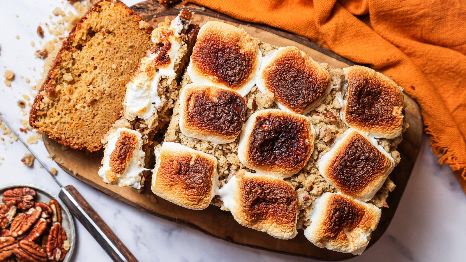 Sweet Potato Pound Cake With Marshmallow Crumble Recipe - Tasting Table
