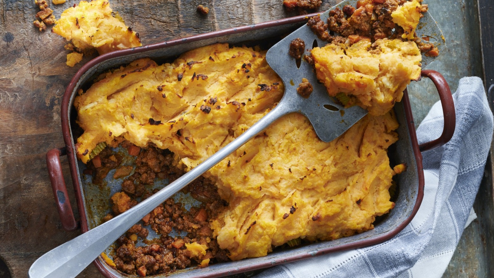 Sweeten Up Rich Cottage Pie Filling With A Squeeze Of Ketchup