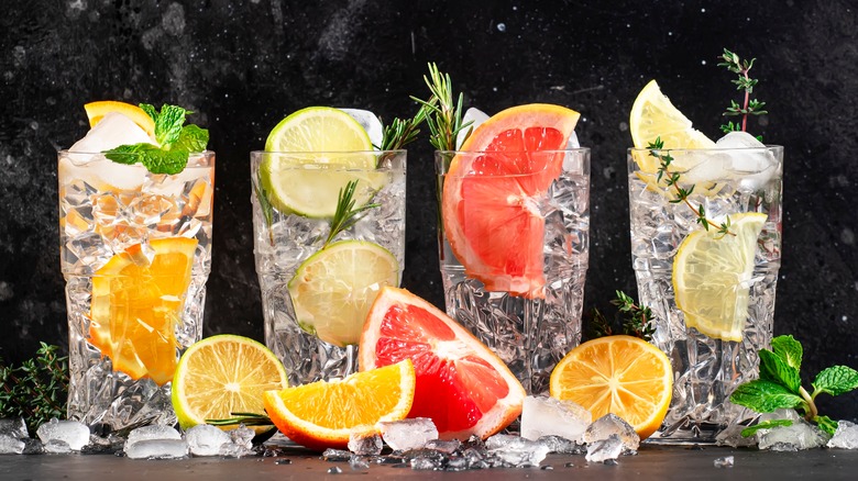 cocktails with different citrus