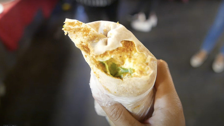 Taiwanese ice cream burrito