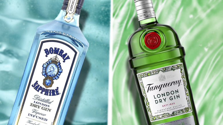tanqueray and bombay sapphire