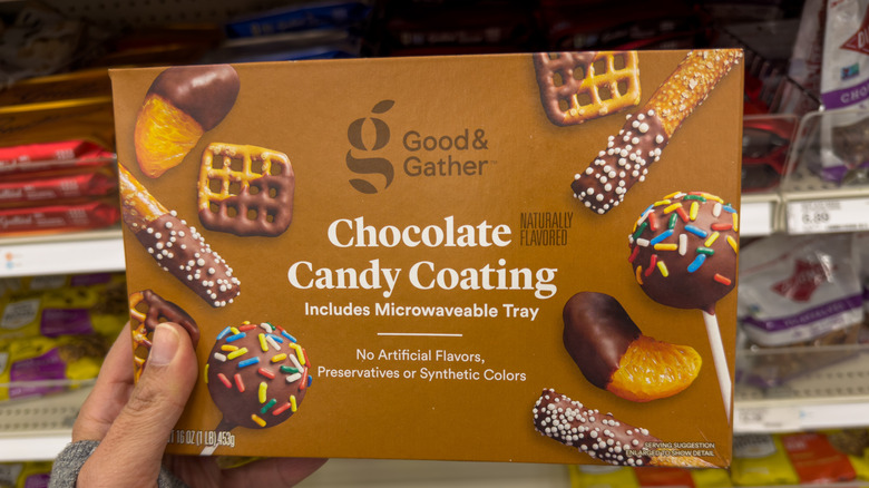 Good & Gather chocolate candy coating