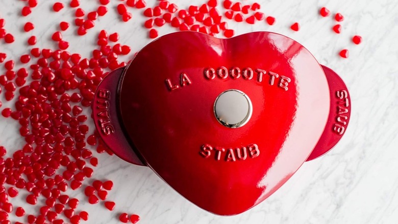 Staub heart-shaped Cocotte