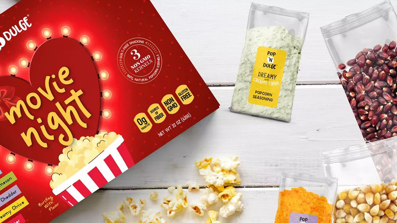 Popcorn kernels and spices