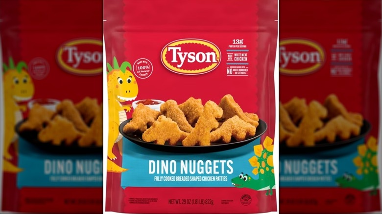 Bag of Tyson dino nuggets