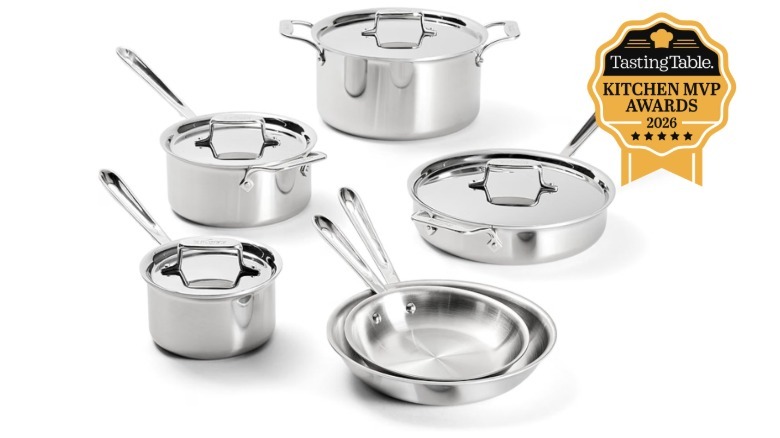 All-Clad D5 Stainless Steel Core 10 Piece Cookware Set