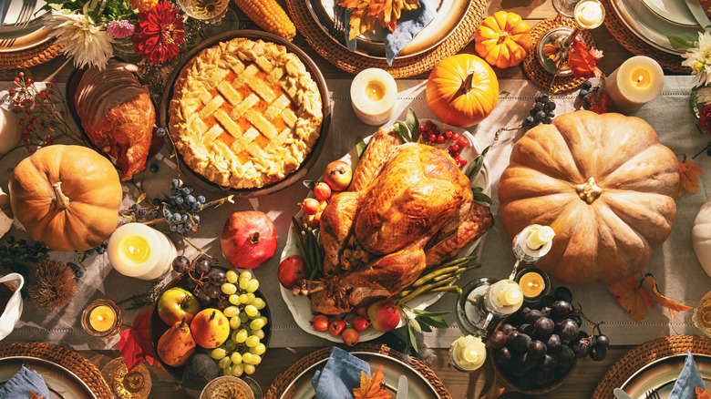 Thanksgiving meal, turkey