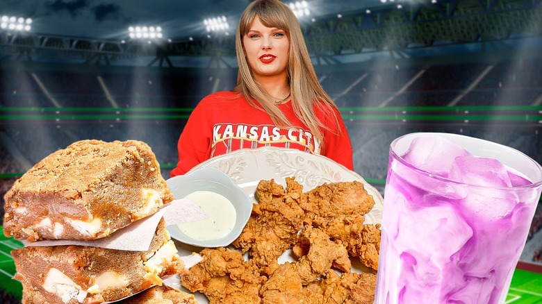 Taylor Swift and snacks