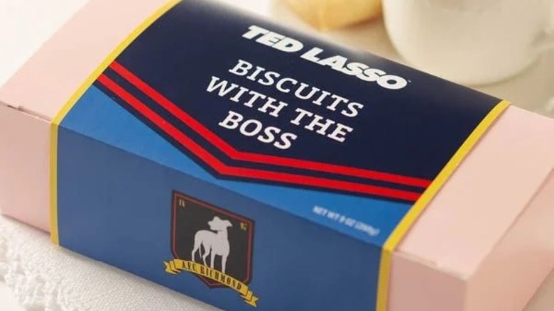 Ted Lasso shortbread biscuit box