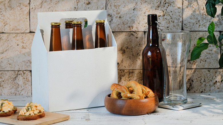 six pack of beer