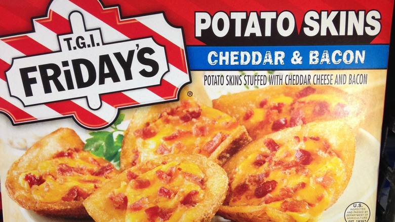 Frozen packaged TGI Friday's potato skins