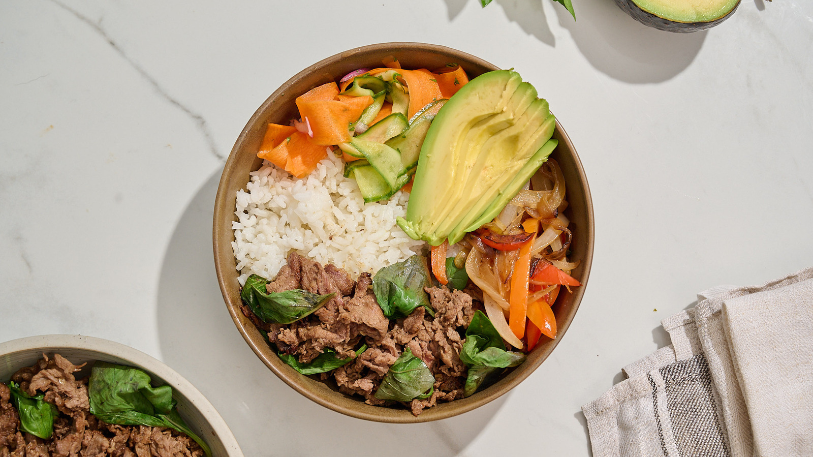 Thai Basil Beef Bowls Recipe