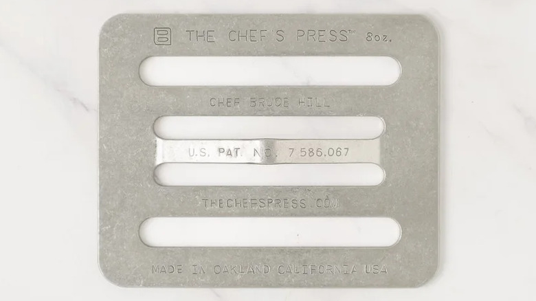Stainless steel chef's weight