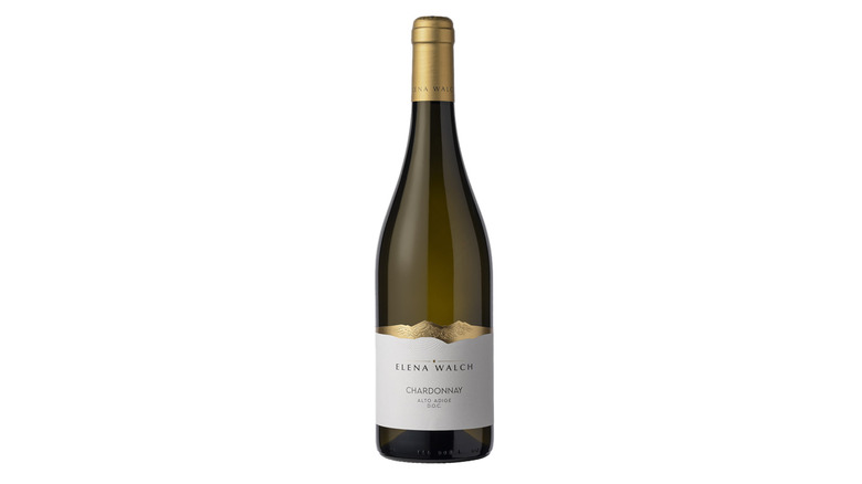 bottle of Elena Walch Chardonnay