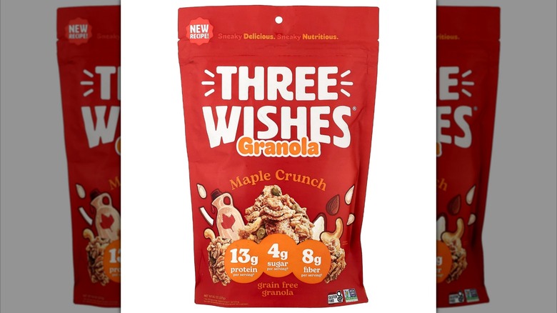Package of Three Wishes Maple Crunch Granola