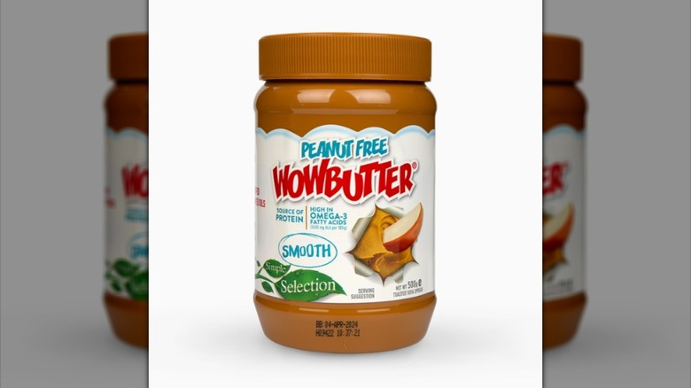 Jar of peanut free WowButter