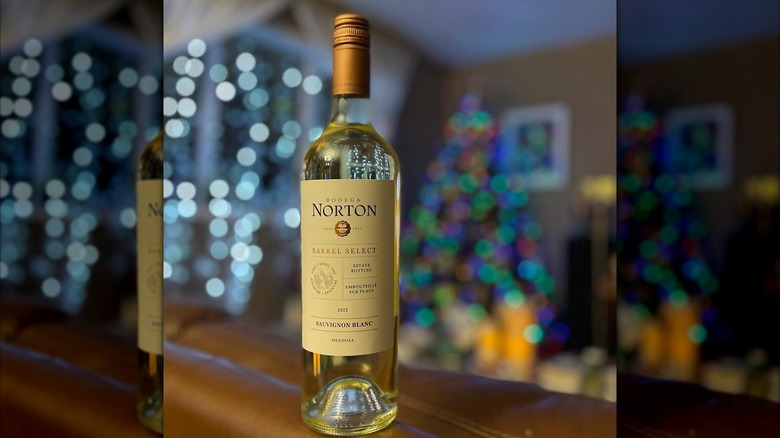 bottle of white wine