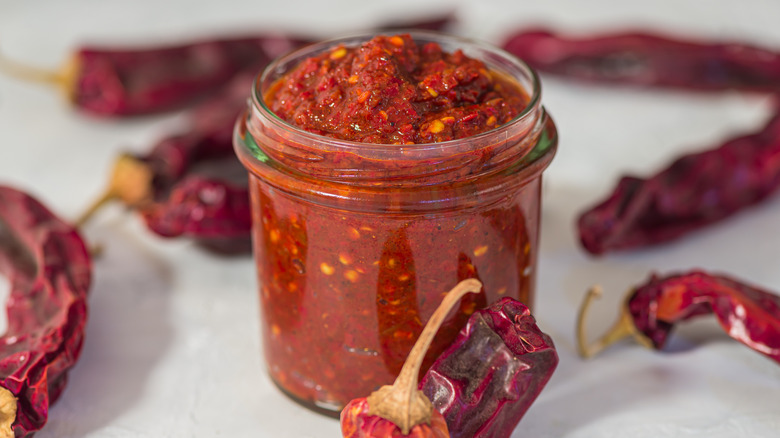 Traditional homemade harrisa