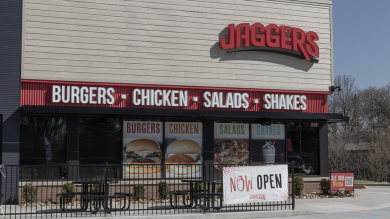 Exterior of a Jaggers restaurant