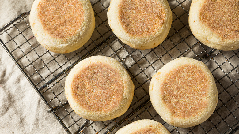 Homemade English muffins