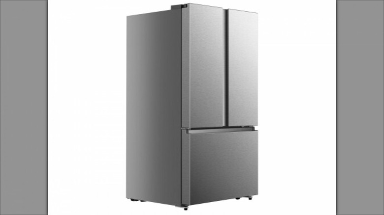 Hisense USA refrigerator on white background