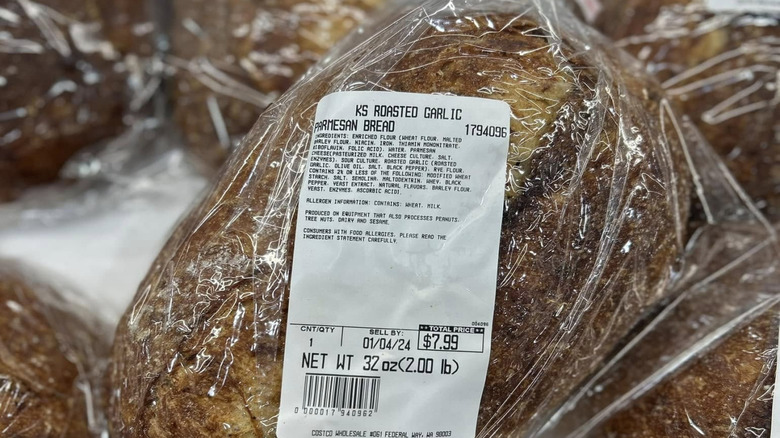 Costco garlic parmesan bread