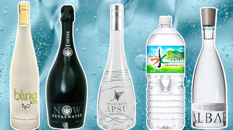 Luxury water bottles 