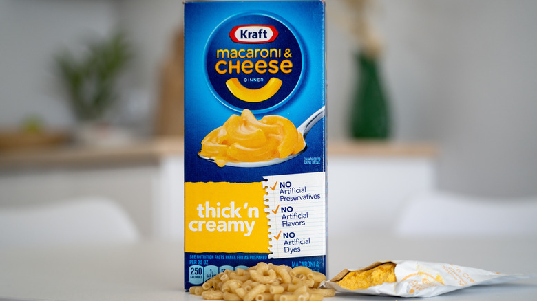Box of Thick n' Creamy Kraft Mac & Cheese
