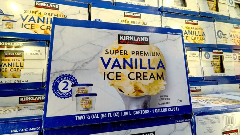 Kirkland vanilla ice cream
