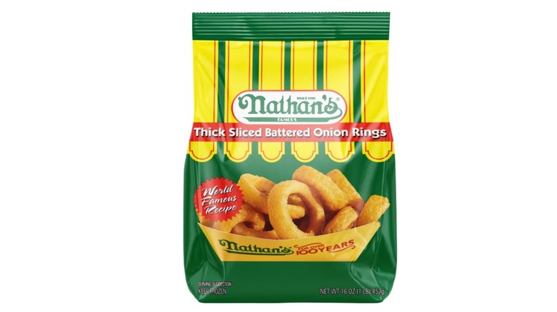 Stock image of Nathan's Famous Onion Rings