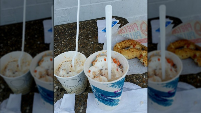 Two ice cream treats from Hebron Dari Bar