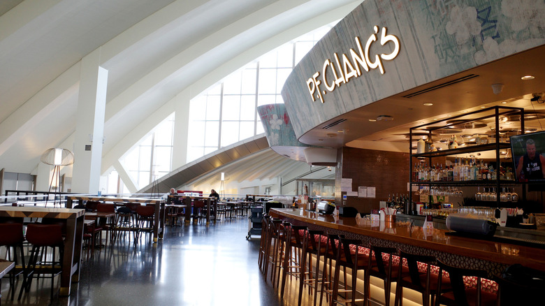 Interior of P.F. Chang's with a large bar