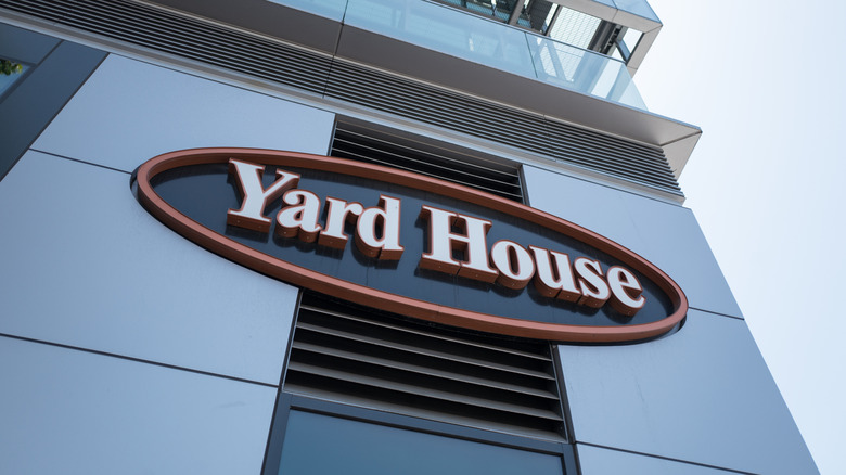 Yard House sign on building