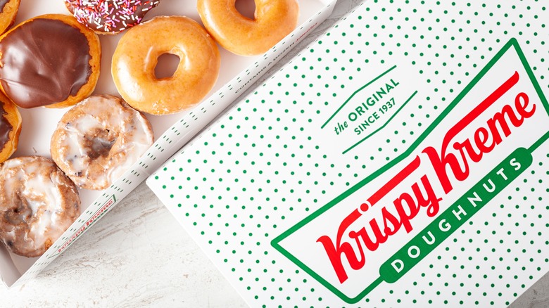 Krispy Kreme donuts assortment