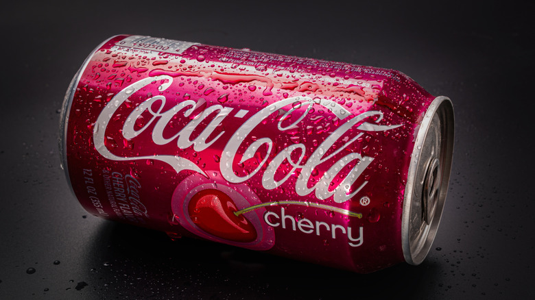 A can of Cherry Coca-Cola