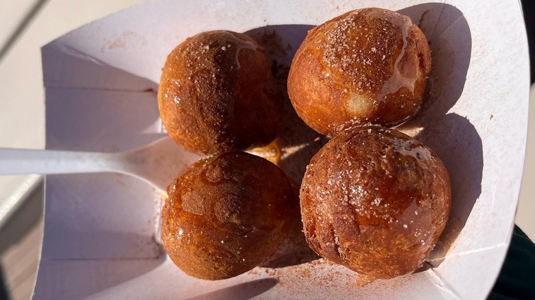 Deep-fried butter balls